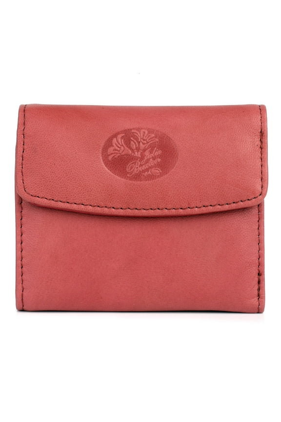 Women's Heiress Pik-Me-Up Mini-Trifold Leather, Red