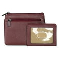 thumbnail image 1 of Julia Buxton Women's Hudson Pik-Me-Up Large ID Coin Card Case, Red, 1 of 5