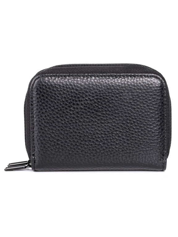 Women's Hudson Pik-Me-Up Wizard Wallet Leather, Black