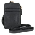 thumbnail image 1 of Julia Buxton Women's Pebble RFID Pik-Me-Up Convertible Lanyard, Black, 1 of 2