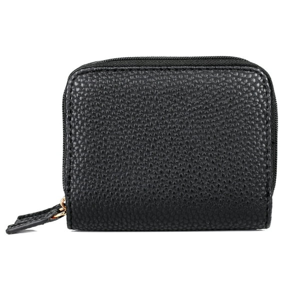 Julia Buxton Women's Pebble RFID Pik-Me-Up Wizard Wallet, Black