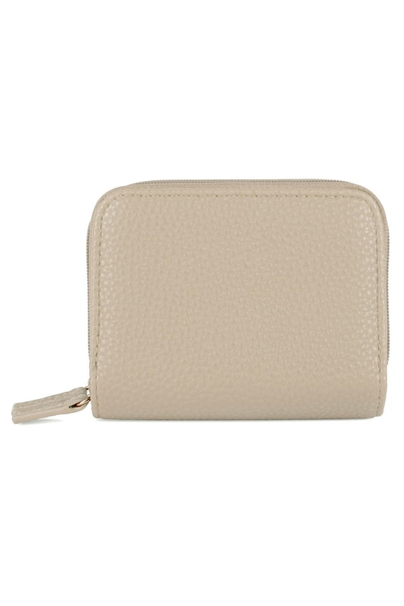 Women's Pebble RFID Pik-Me-Up Wizard Wallet, White Pepper
