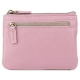 thumbnail image 1 of Julia Buxton Women's Pebble Vegan Leather Large ID Coin Case, Dusty Rose, 1 of 1