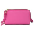 thumbnail image 1 of Julia Buxton Women's Pebble Vegan Leather Ultimate Organizer, Fuchsia, 1 of 1