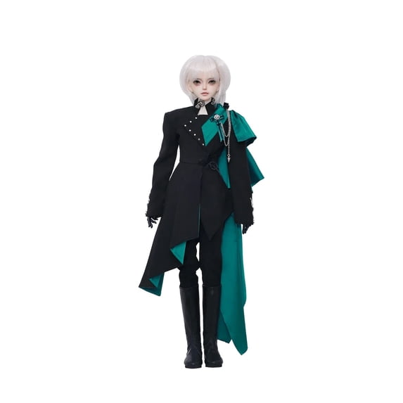 Julia C 1/4 BJD Gothic Swordsman Prince - Obsidian Knight Cool Lolita Nobility Full Set Collector's Edition