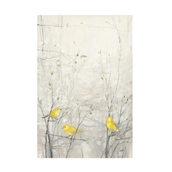 Julia Purinton 'Birds in Trees I' Canvas Art
