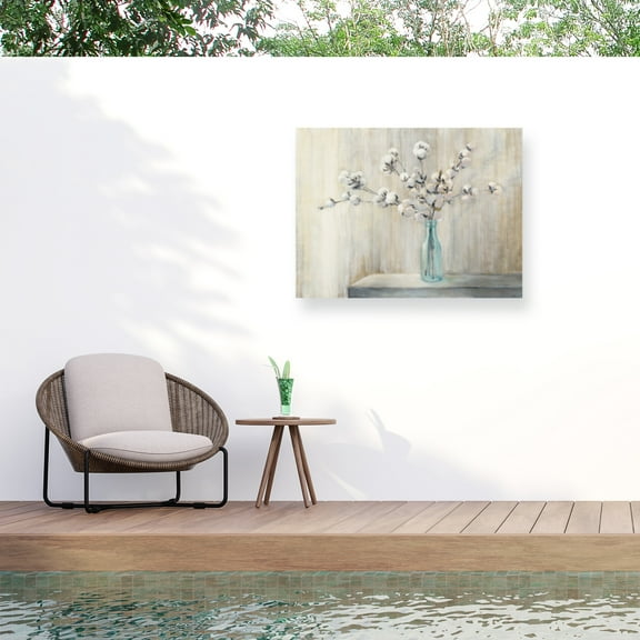 Julia Purinton 'Cotton Bouquet' Outdoor All-Weather Wall Decor