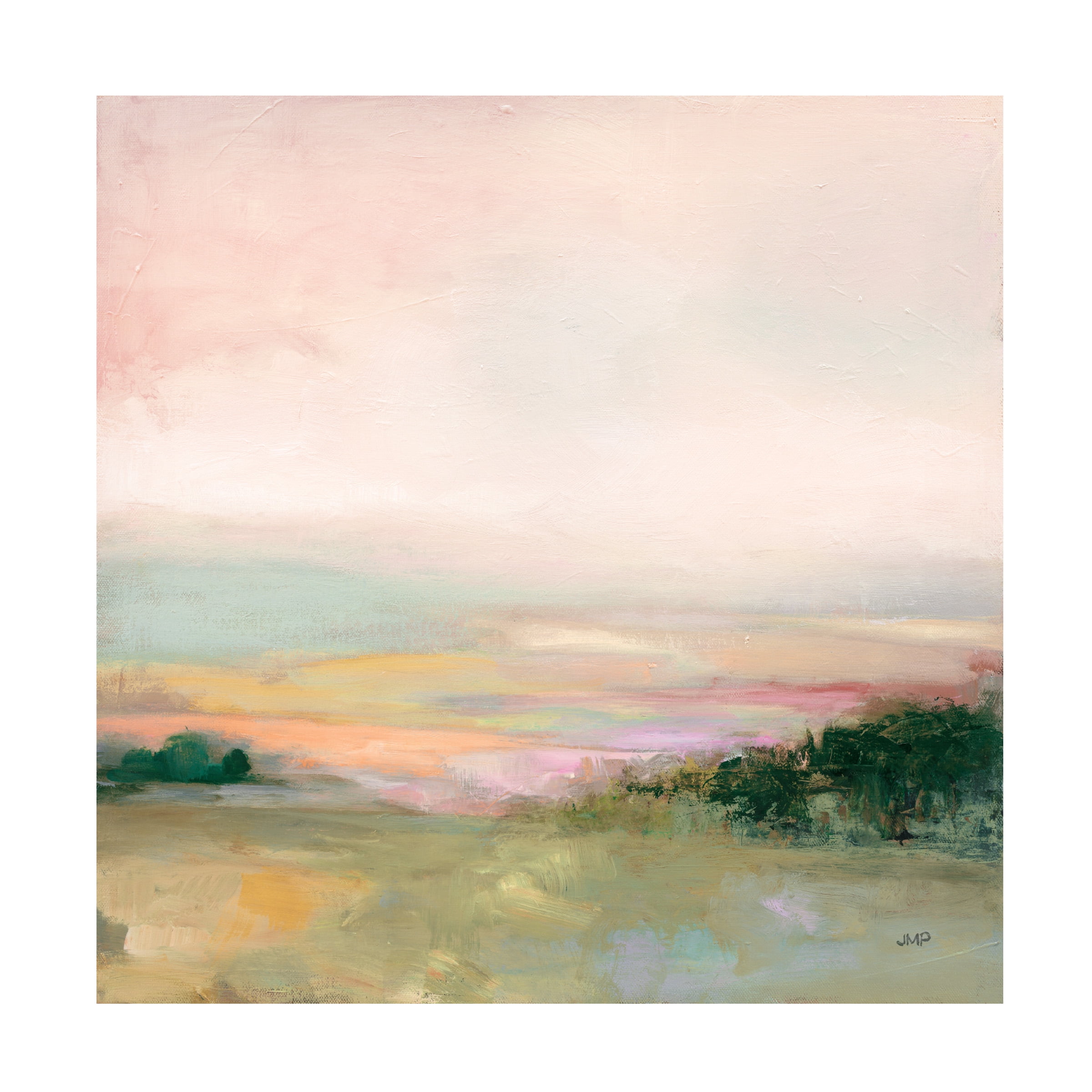 Julia Purinton 'Dark Glowing Valley' Canvas Art