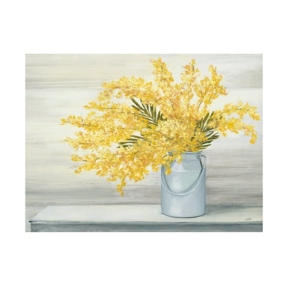 Julia Purinton 'Golden Fall Cuttings Crop' Canvas Art
