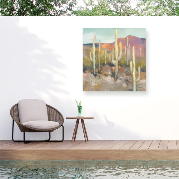 Julia Purinton 'High Desert I' Outdoor Canvas 14x16