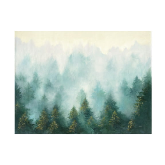 Julia Purinton 'Misty Forest' Canvas Art