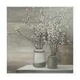 thumbnail image 1 of Julia Purinton 'Pussy Willow Still Life Gray Pots Crop' Canvas Art, 1 of 4