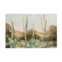 Julia Purinton 'Sunrise Desert III Neutral' Canvas Art