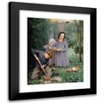 thumbnail image 1 of Julian Alden Weir 15x18 Black Modern Framed Museum Art Print Titled - Children Burying a Bird (1878), 1 of 5