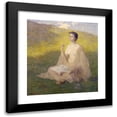 thumbnail image 1 of Julian Alden Weir 20x21 Black Modern Framed Museum Art Print Titled - The Open Book (1891), 1 of 5