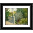 thumbnail image 1 of Julian Alden Weir 2x Matted 24x20 Black Ornate Framed Art Print 'The Veranda', 1 of 2