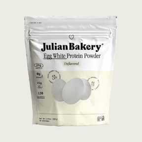 Egg White Protein Powder - Unflavored | 2.0 lbs (907 g) | Julian Bakery | 24g of Protein | Paleo & Keto Friendly | Sugar Free