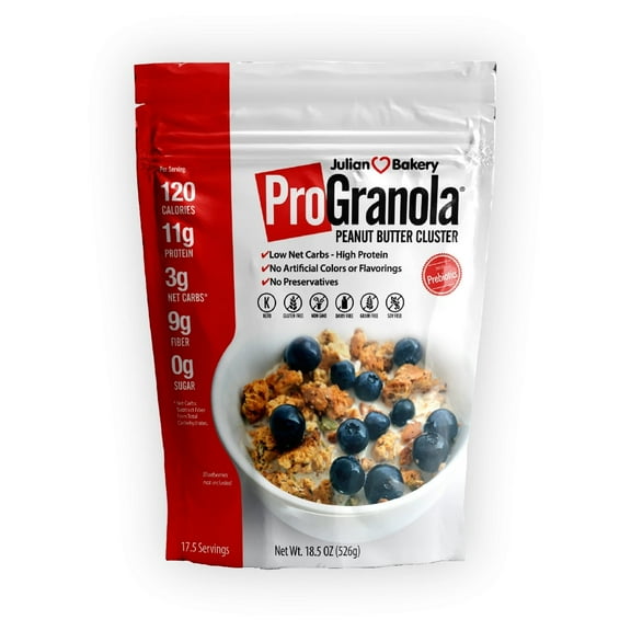 Julian Bakery Pro Granola, Peanut Butter Cluster, 18.5 oz (526 g)