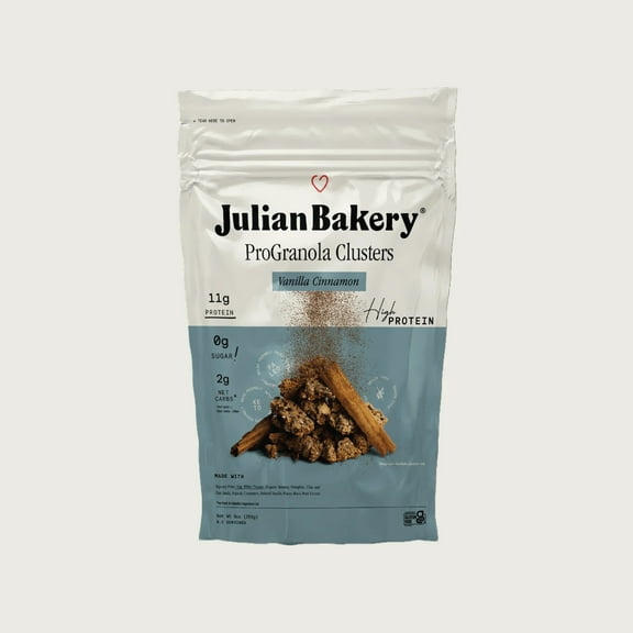 Julian Bakery Vanilla Cinnamon Cluster Pro Granola, 9 Oz