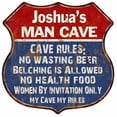 thumbnail image 1 of Julian's Man Cave Rules Sign Shield Metal Gift 211110023310, 1 of 1