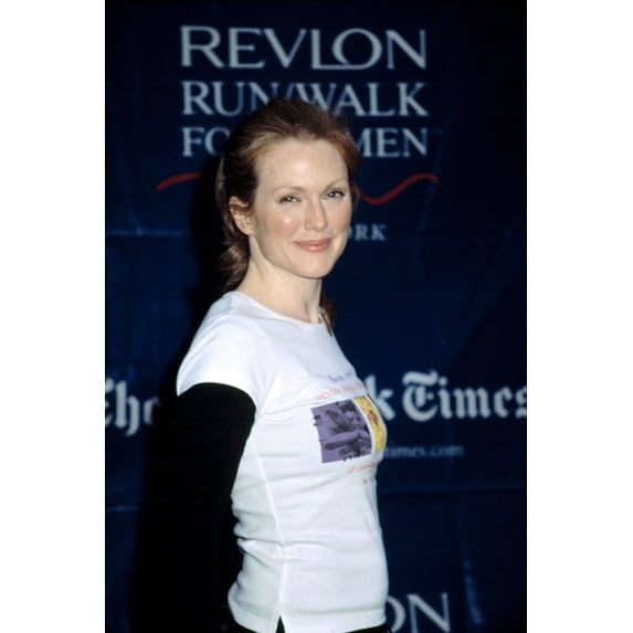 Julianne Moore At Revlon Run Walk, Ny 532003, By Cj Contino Celebrity (16 x 20)