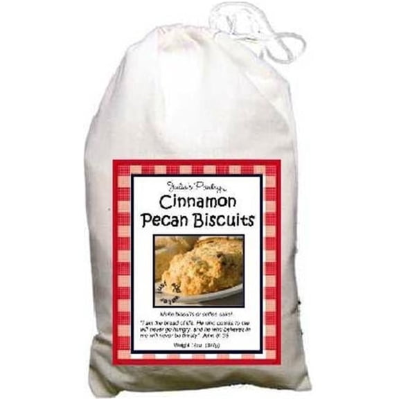 Julias Pantry Cinnamon Pecan Biscuits Cloth Bag 14oz, Pack of 3