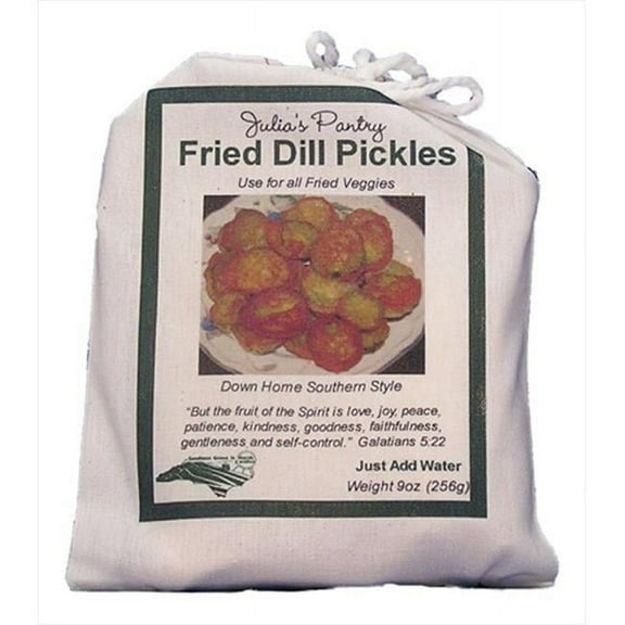 Julias Pantry  Fried Dill Pickles Mix, 9oz Cloth, Pack of 4