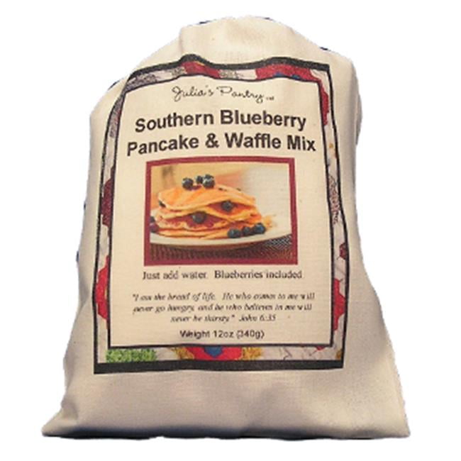 Julias Southern Magnolia JP302 12 oz Blueberry Pancake & Waffle Mix