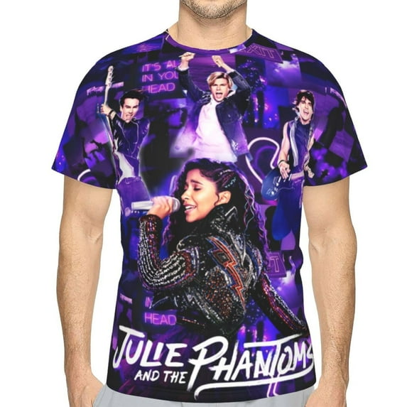 Julie And The Phantoms Unisex 3d Pattern Printed Short Sleeve T-Shirts Casual Graphics Tees Small
