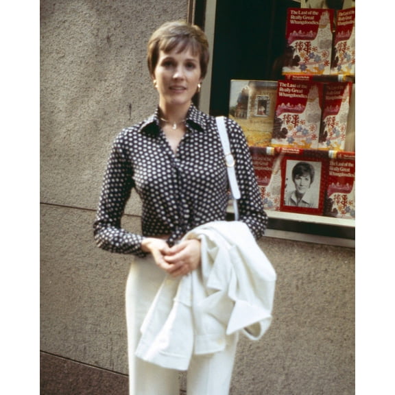 Julie Andrews Vintage Portrait Posing By Book Launch 24X36 Classic Hollywood Poster