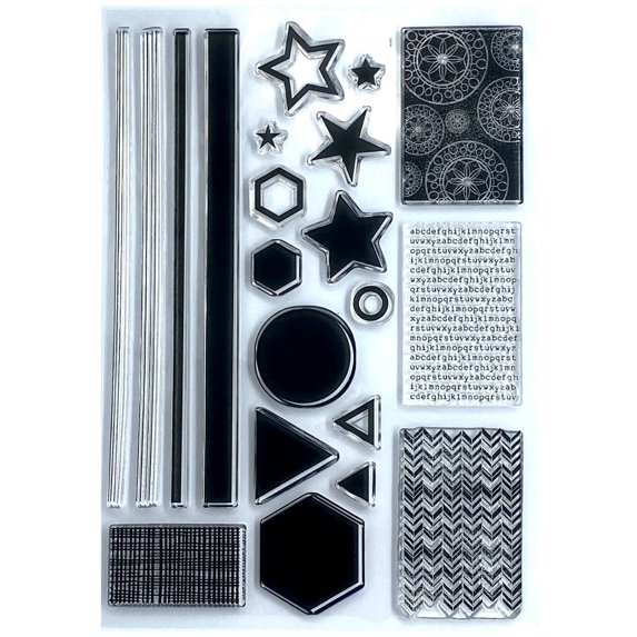 Julie Hickey Designs Clear Stamps-Create With Shapes