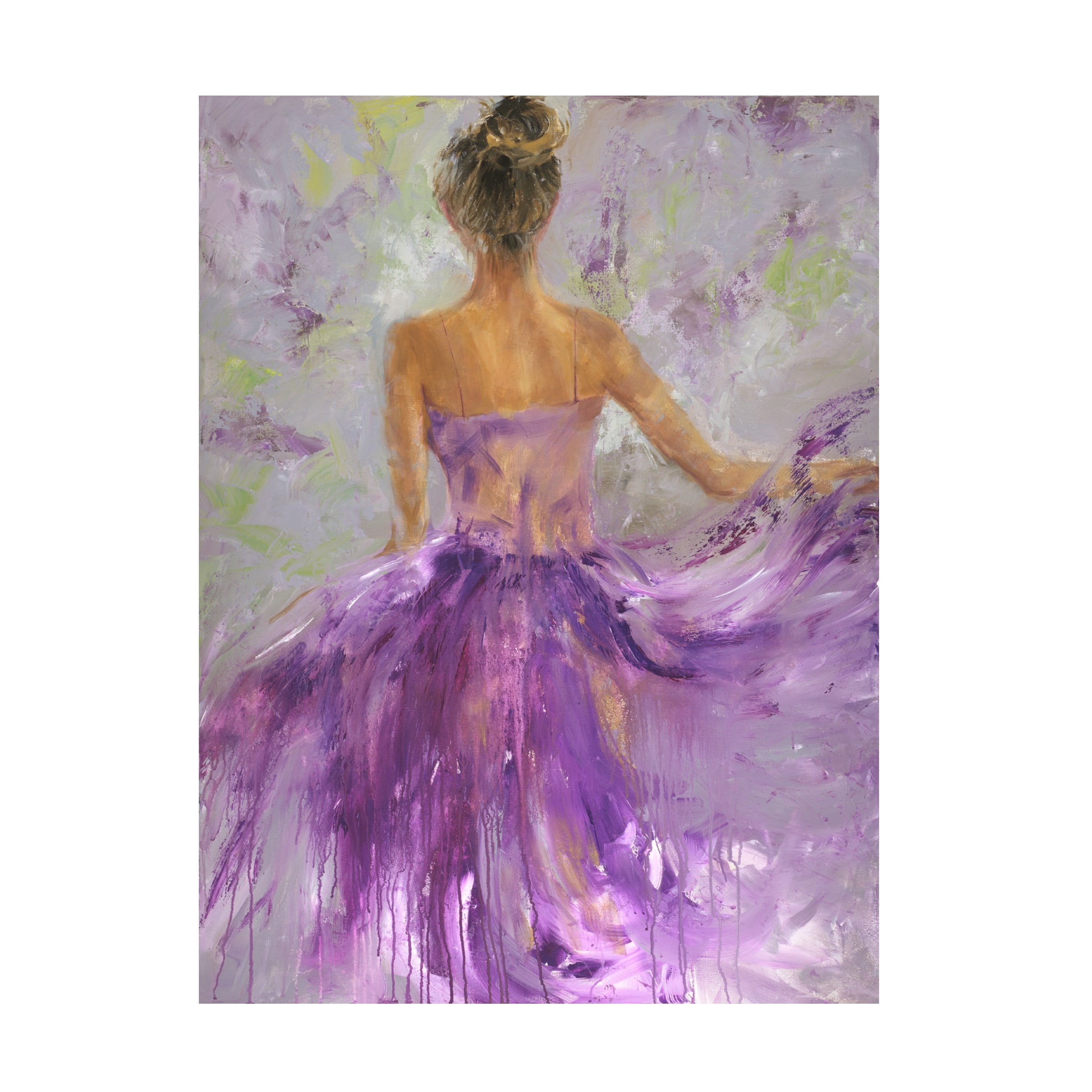 Julie Joy 'Flowing Vision I' Canvas Art