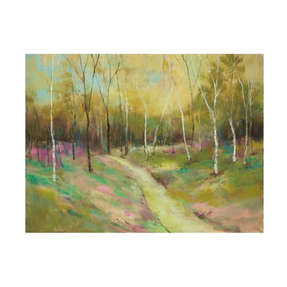 Julie Joy 'Wooded Pathway II' Canvas Art
