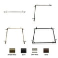thumbnail image 1 of Julie Multi Angle Ceiling Rod/ Room Divider/ Bedroom Canopy Adjustable 28-48 inch - One Sided - Cocoa, 1 of 4