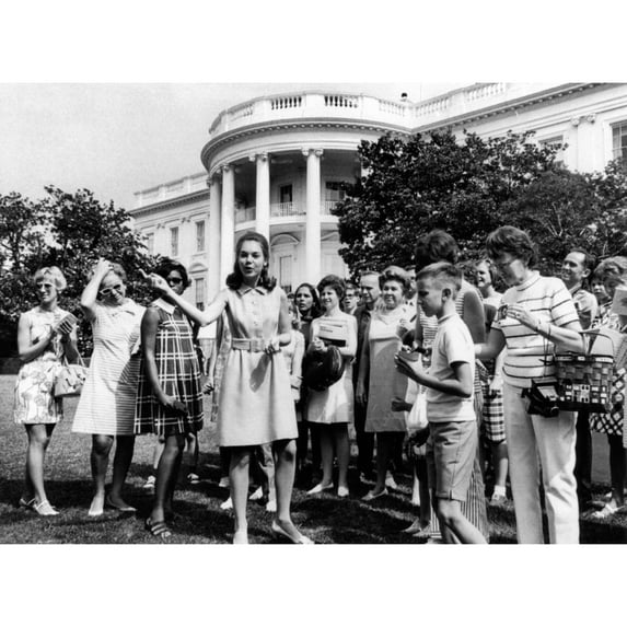 Julie Nixon Eisenhower Worked As A White House Tour Guide In The Summer Of 1969 History (36 x 24)