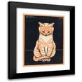 thumbnail image 1 of Julie de Graag 15x18 Black Modern Framed Museum Art Print Titled - Seated Cat (1918), 1 of 5