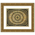 thumbnail image 1 of Julie de Graag 24x20 Gold Ornate Framed and Double Matted Museum Art Print Titled - The Month of May; Rosette with Stylized Sheets (1918), 1 of 4