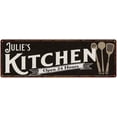 thumbnail image 1 of Julie's Kitchen Sign Chic Wall Decor Gift Mom 6x18 206180014055, 1 of 1