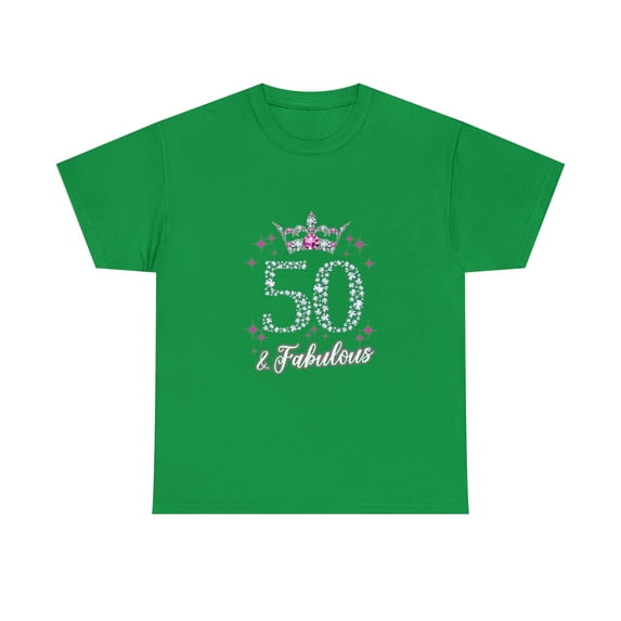 JulieTee Womens 50 and Fabulous 1969 50Th Birthday Gift T-Shirt