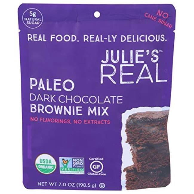 Julies Real KHCH00344376 7 oz Paleo Dark Chocolate Brownie Mix