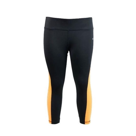 Juliet Rose Womens Plus Size Yoga Capri, Orange - 2X
