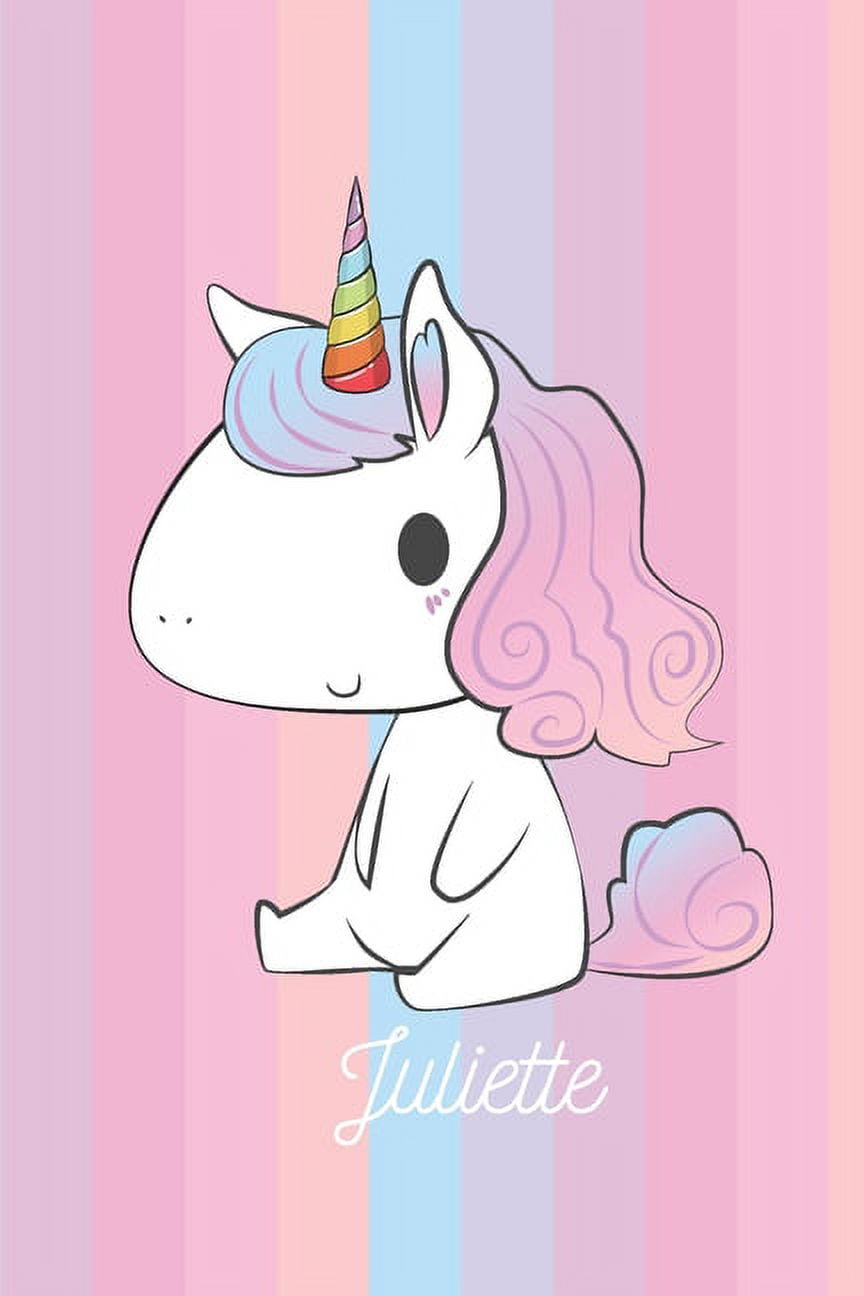Juliette: Calepin - Cadeau D'anniversaire Personnel De Licorne Pour Les  Enfants Et Les Écolières (Paperback) - Walmart.com, image size:864x1296
