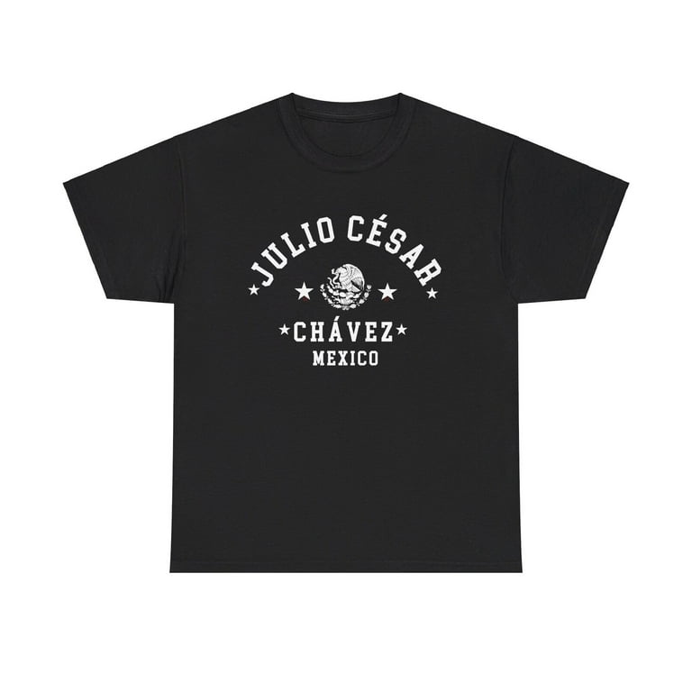 Gildan Julio Cesar Chavez T Shirt Mexico Boxing Champion Mexican Boxing Tee Shirt Men s Size XL Black