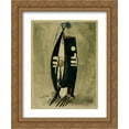 thumbnail image 1 of Julio Gonzalez 2x Matted 20x24 Gold Ornate Framed Art Print 'Figure with Balls', 1 of 2