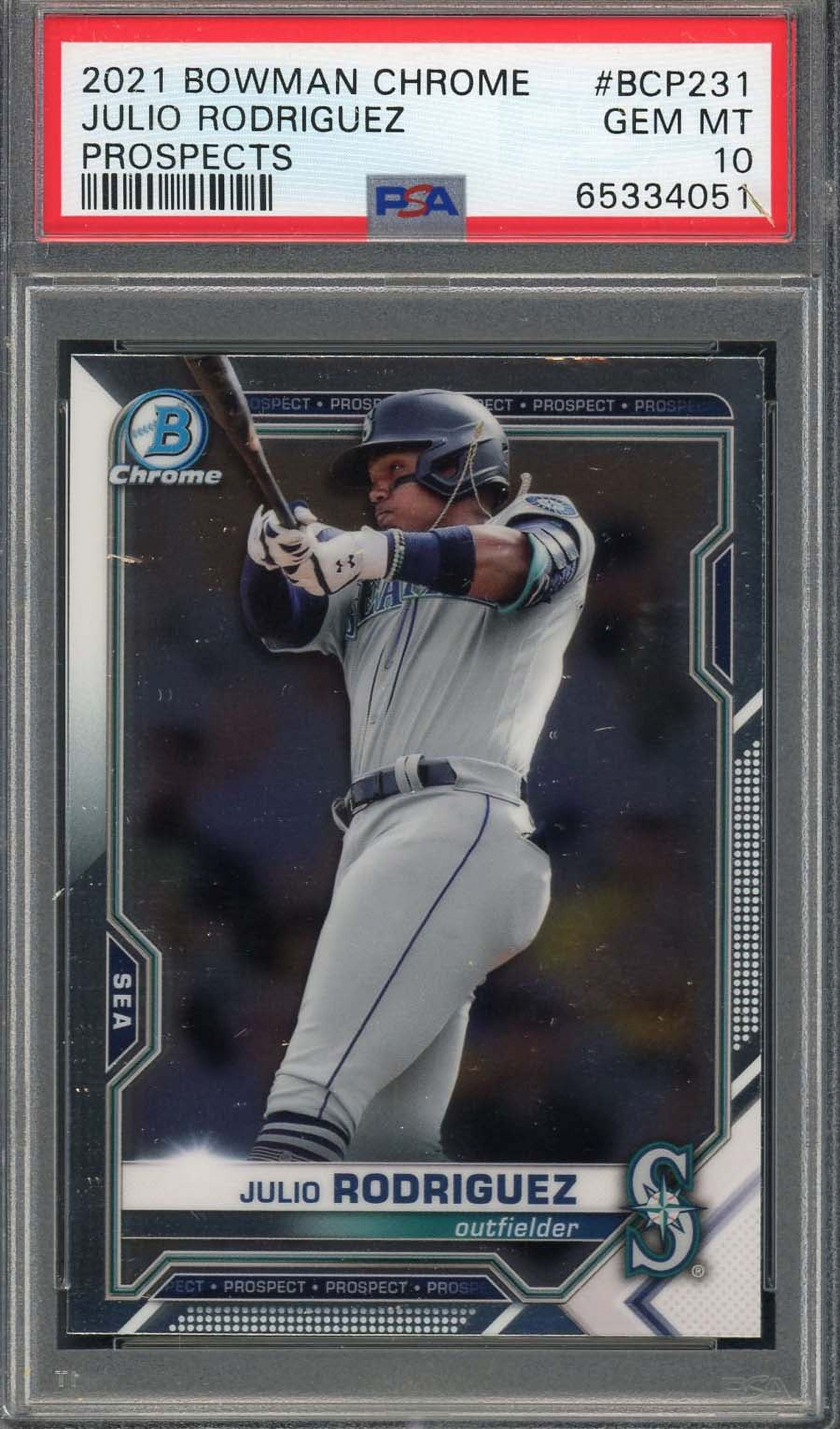 Julio Rodriguez Bowman Chrome