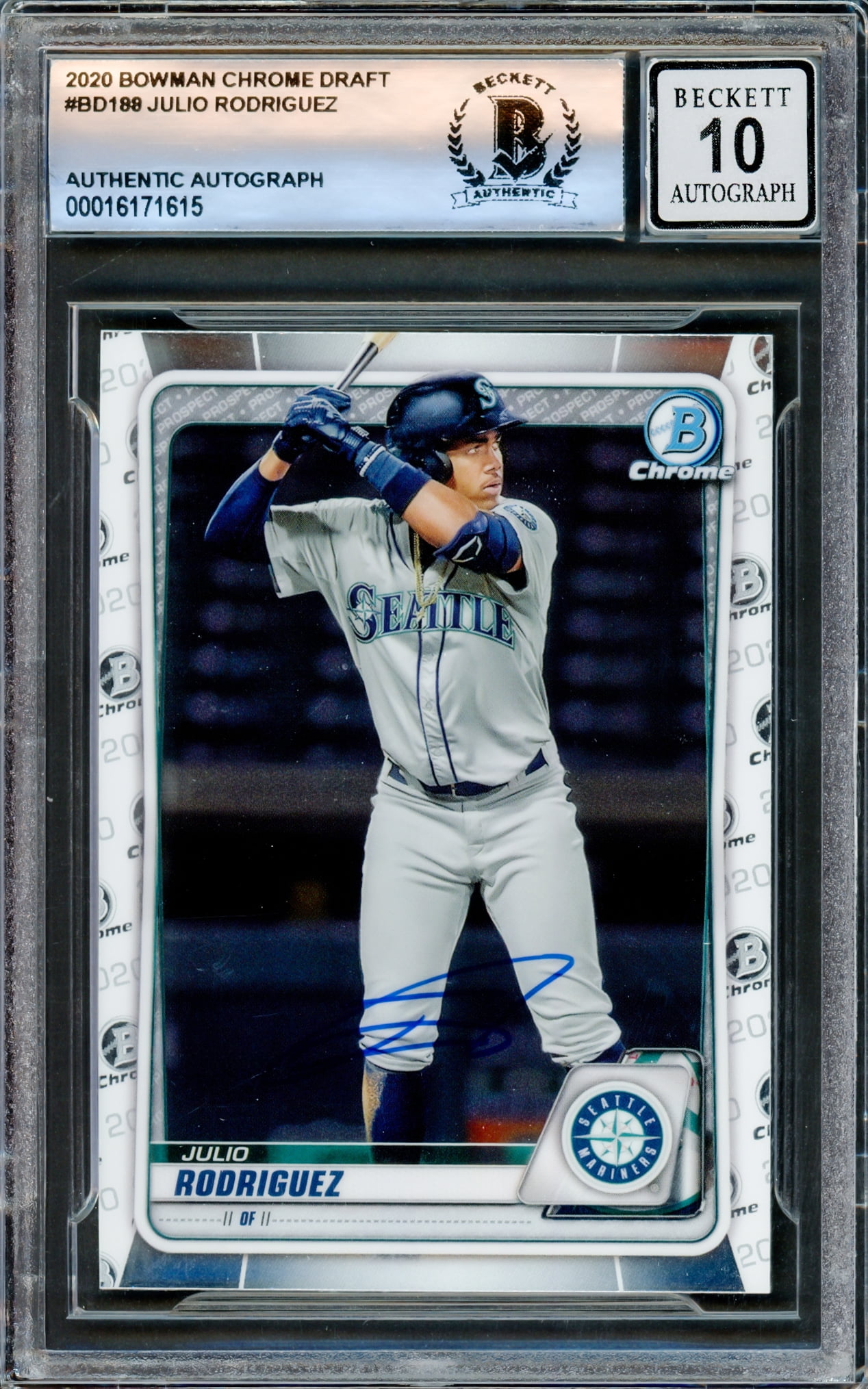 Julio Rodriguez Bowman Chrome