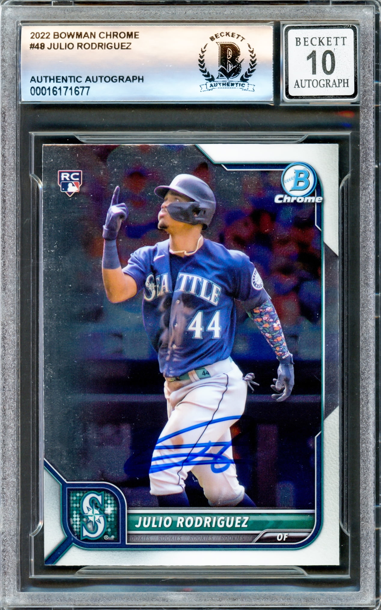 Julio Rodriguez Bowman Chrome