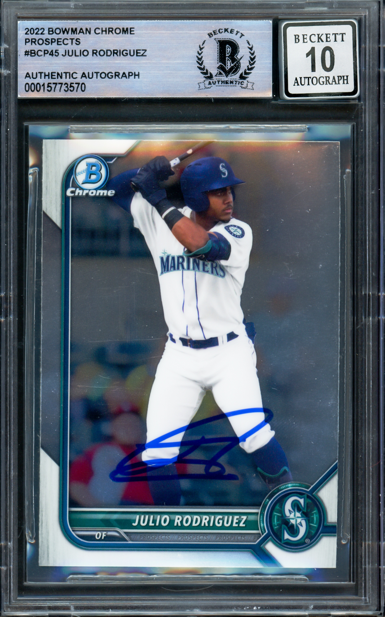 Julio Rodriguez Bowman Chrome