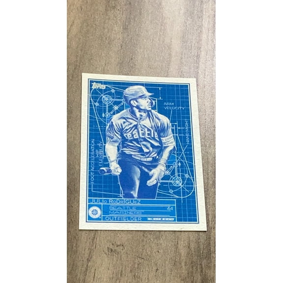 Julio Rodriguez MLB Seattle Mariners 2024 Topps Superstar Blueprint SB-6 Insert Trading Card