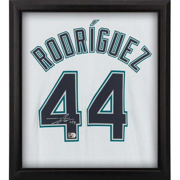 Julio Rodriguez Seattle Mariners Framed Autographed White Replica Jersey Shadowbox - Fanatics Authentic Certified